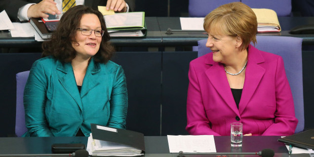 رقیب مرکل آمد/ پیروزی یک زن به عنوان رهبر حزب سوسیال دموکرات آلمان برای نخستین‌ بار