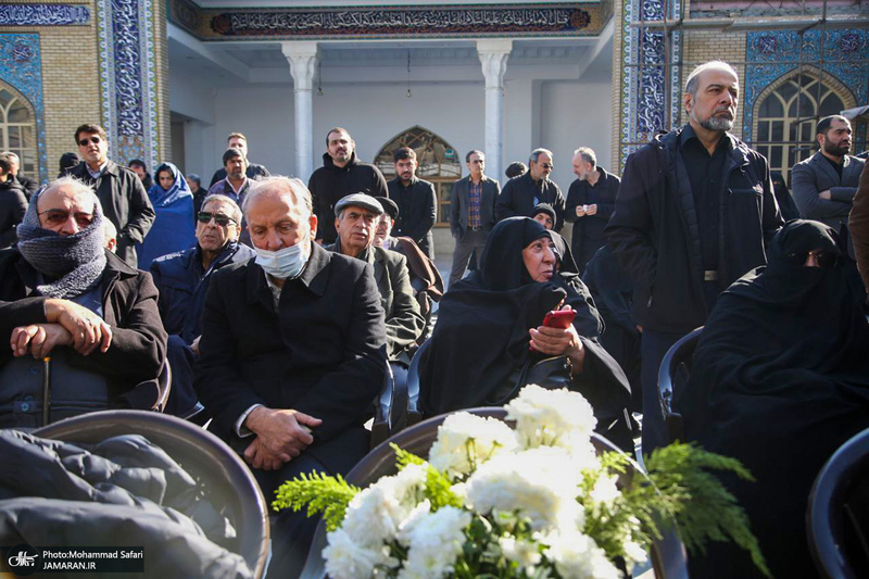 مراسم تشییع و خاکسپاری پیکر اشرف بروجردی