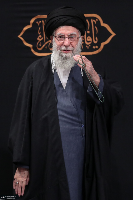 مراسم عزاداری شام شهادت حضرت زهرا(س) در حسینیه امام خمینی