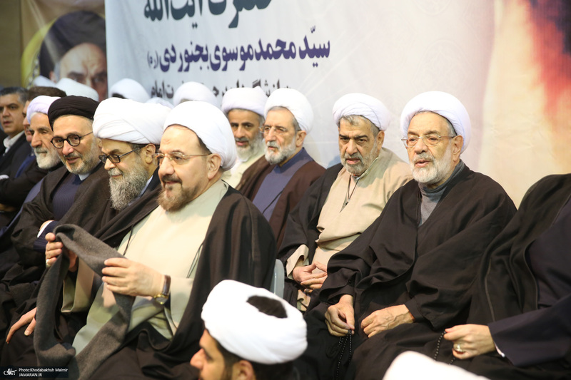 مراسم سالگرد رحلت آیت‌الله سید محمد موسوی بجنوردی در حسینیه جماران  -1