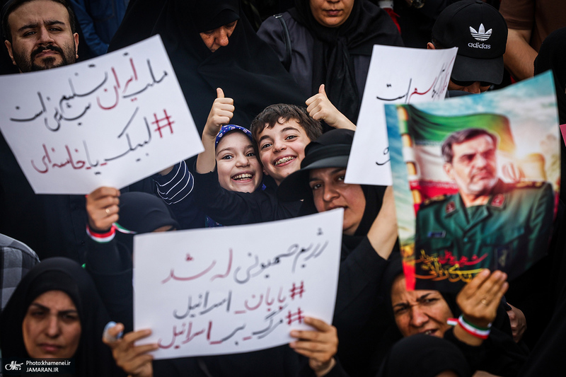 مراسم تشییع شهدای جنگ تحمیلی رژیم صهیونیستی در تهران-5