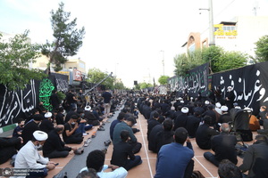 مراسم عزاداری شهادت حضرت امام علی(ع) با حضور آیت الله العظمی وحید خراسانی