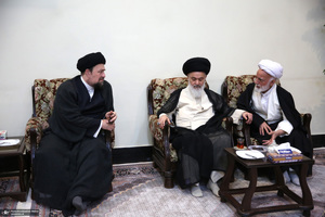 حاشیه تجدید میثاق اعضای مجلس خبرگان رهبری با آرمان‌های امام خمینی(س)؛