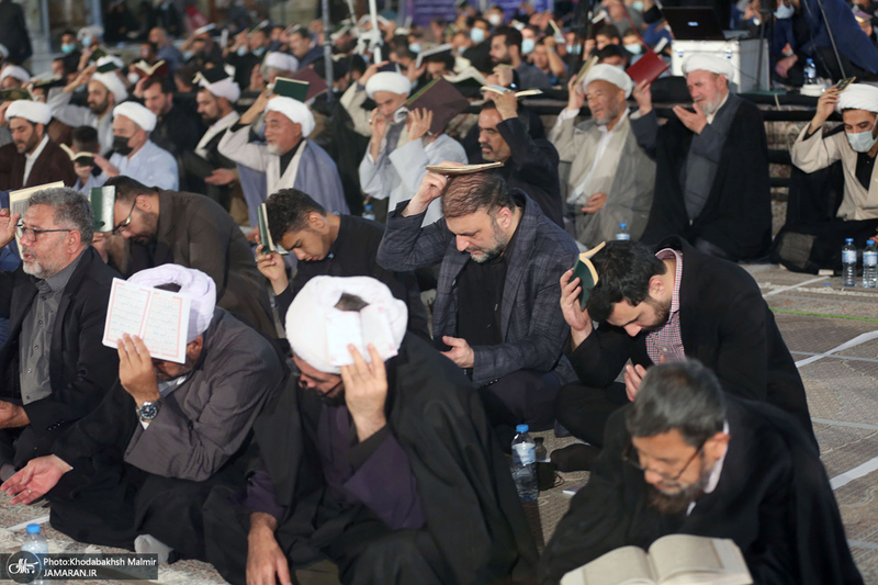 مراسم احیای شب بیست و سوم ماه رمضان در حرم مطهر امام خمینی (س)