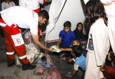 هلال احمر همدان به 3991 سیل زده امداد رسانی کرد