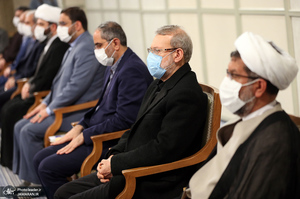 دیدار رئیس و اعضای شورای عالی انقلاب فرهنگی با رهبر معظم انقلاب