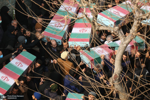مراسم تشییع 200 شهید گمنام دفاع مقدس در تهران - 4