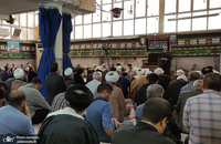 مراسم عزاداری شهادت امام محمد باقر (ع) در دفتر آیت الله العظمی صانعی (ره) برگزار شد