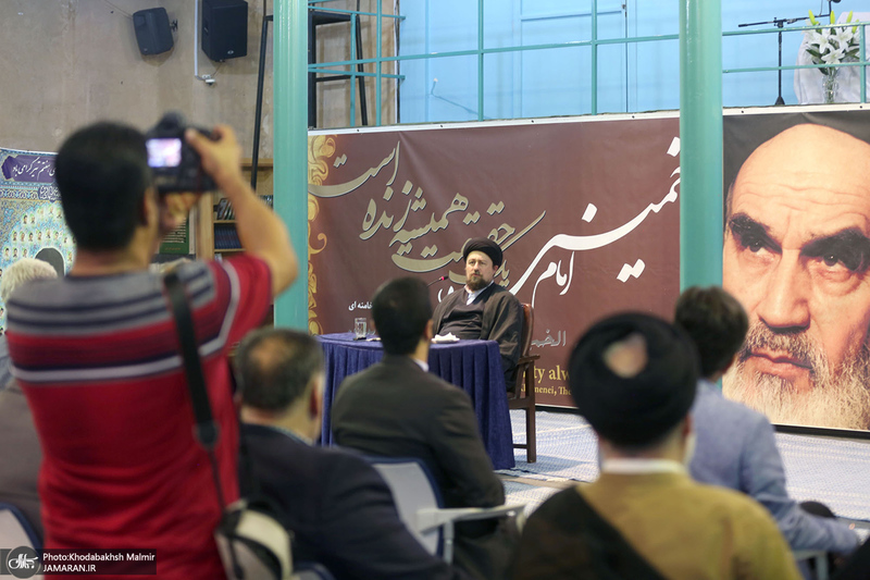 دیدار جمعی از جانبازان واقعه هفتم تیر با سید حسن خمینی