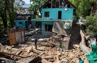 خانه‌های تروریست ها در کشمیر تخریب شد (8)