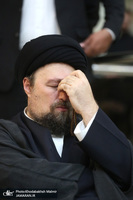 مراسم چهلمین روز در گذشت نوه قدرت الله علیخانی در حرم مطهره امام خمینی (س)