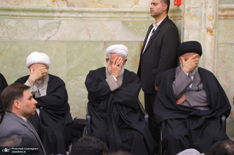 مراسم بزرگداشت شهیدان «علی رازینی» و «محمد مقیسه» در مسجد اعظم قم‎