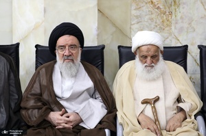مراسم بزرگداشت آیت الله العظمی شبیری زنجانی (ره) توسط آیت الله للعظمی مکارم شیرازی