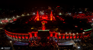 تصاویری از مراسم عزاداری عاشورا و شام غریبان در کربلای معلی