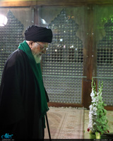 حضور رهبر معظم انقلاب در مرقد مطهر امام راحل و گلزار شهدای بهشت زهرا(س)