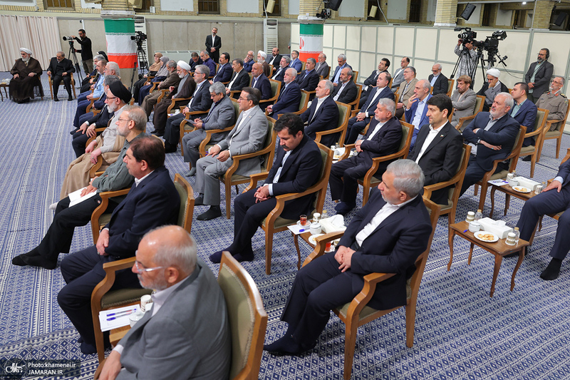 دیدار رئیس‌جمهور و اعضای هیئت دولت با رهبر معظم انقلاب
