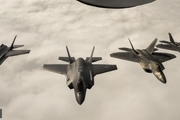جنگنده‌های رادار گریز F-35 آمریکا در رصد پدافند ارتش ایران