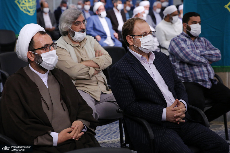 دیدار مسئولان نظام و میهمانان کنفرانس وحدت اسلامى‌ با رهبر معظم انقلاب