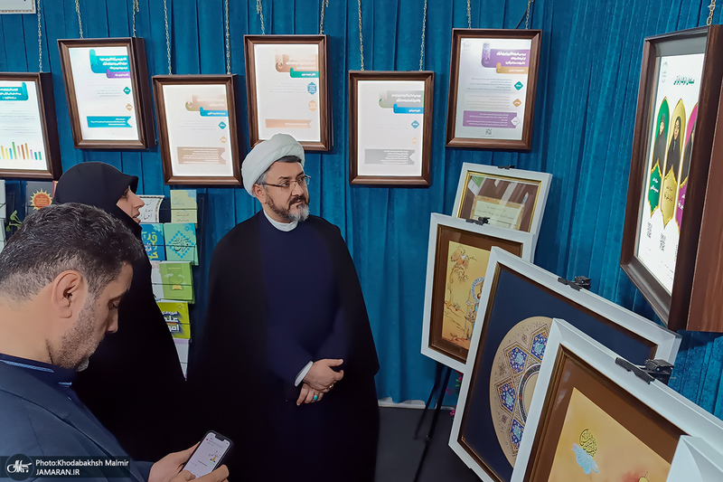 بازدید رئیس موسسه تنظیم و نشر آثار امام خمینی (س) از نمایشگاه بین المللی قرآن کریم