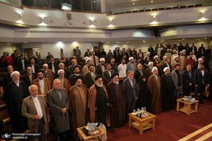 مراسم رونمایی از کتاب«سَلُونِی قَبْلَ‏ أَنْ‏ تَفْقِدُونِی؛ تحریر نهج البلاغه»، تالیف آیت الله العظمی جوادی آملی