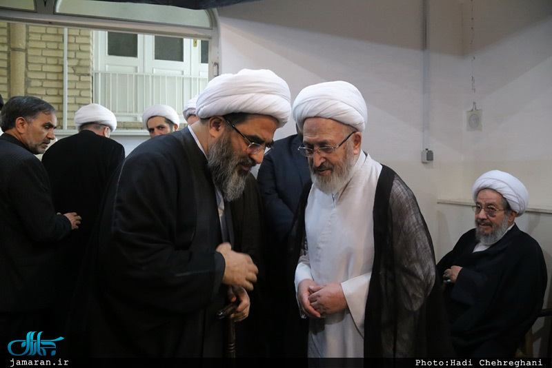 مراسم بزرگداشت خواهر گرامی آیت الله العظمی سبحانی در قم