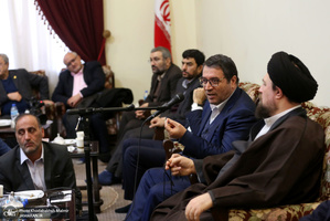 دیدار وزیر ، معاونان و کارکنان وزارت صمت با سید حسن خمینی