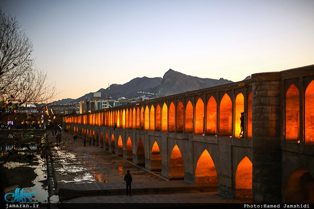 مرمت و بازسازی سی و سه پل + عکس