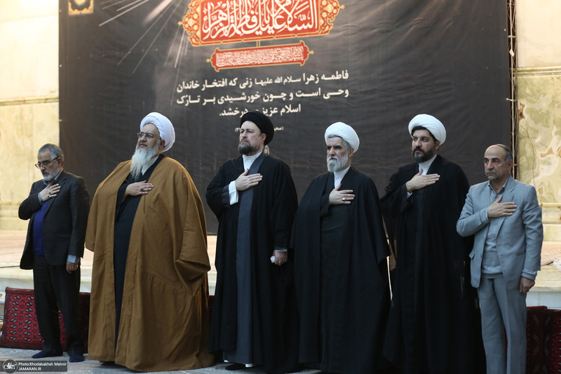 عزاداری شهادت حضرت زهرا (س)  مطهر امام خمینی (س)