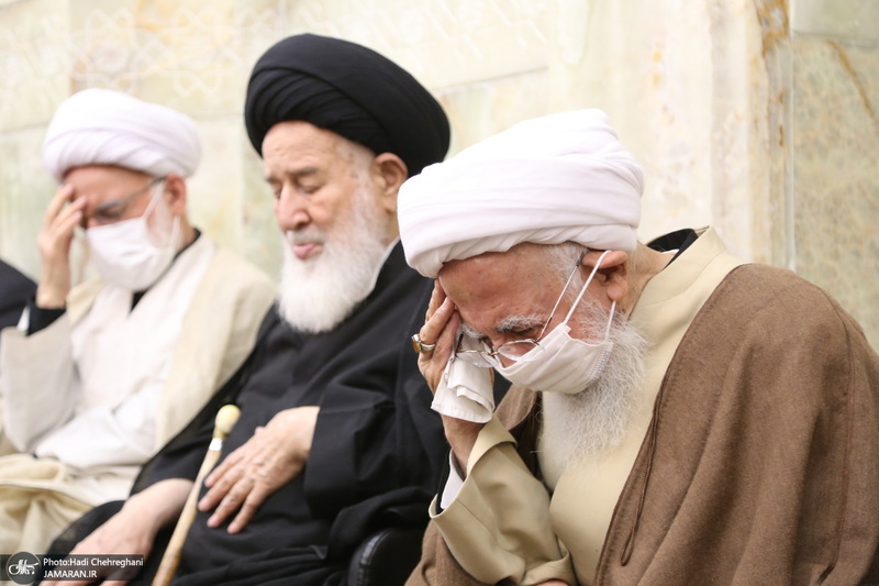 مراسم بزرگداشت همسر آیت الله جوادی آملی در مسجد اعظم قم