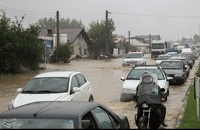 سیلاب و آب گرفتگی در رودسر گیلان