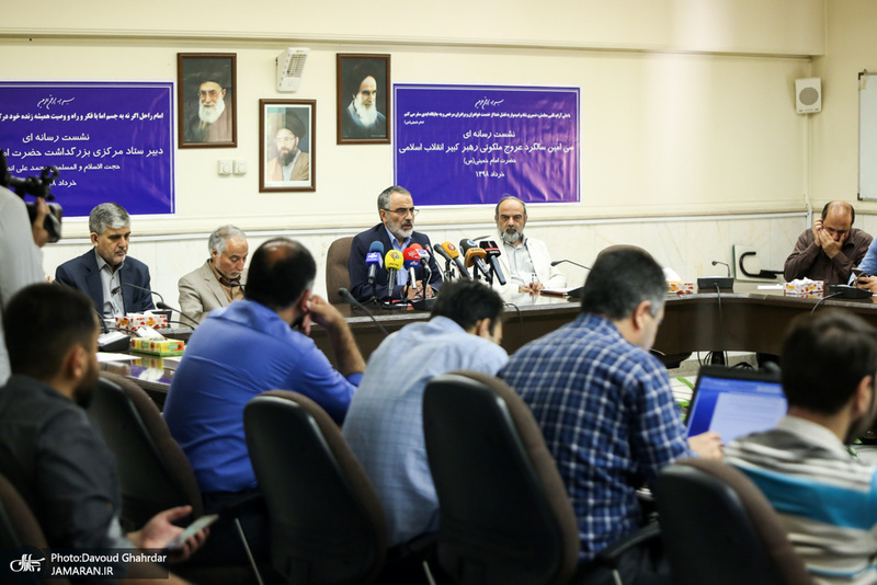 شست خبری حجت الاسلام و المسلمین محمدعلی انصاری دبیر ستاد مرکزی بزرگداشت امام خمینی