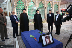 تجدید میثاق رئیس جمهور و اعضای دولت با آرمان های حضرت امام خمینی (س)