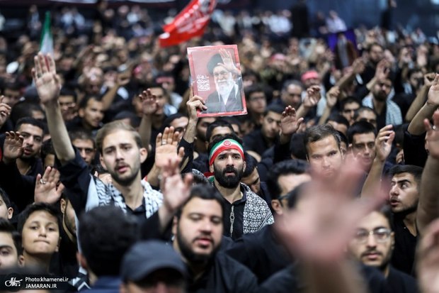 مراسم عزاداری اربعینِ هیأت های دانشجویی در جوار محل شهادت رهبر انقلاب