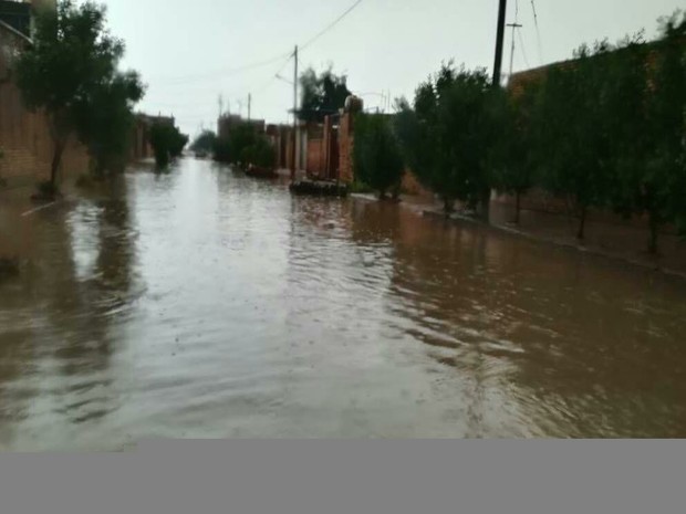 بارندگی و تندباد شمال خوزستان را فرا گرفت