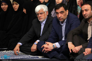 دیدار رئیس و نمایندگان مجلس شورای اسلامی با رهبر معظم انقلاب