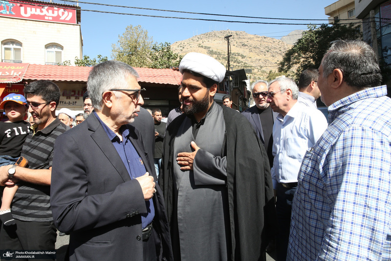 مراسم تشییع و اقامه نماز بر پیکر مرحوم جماعتی