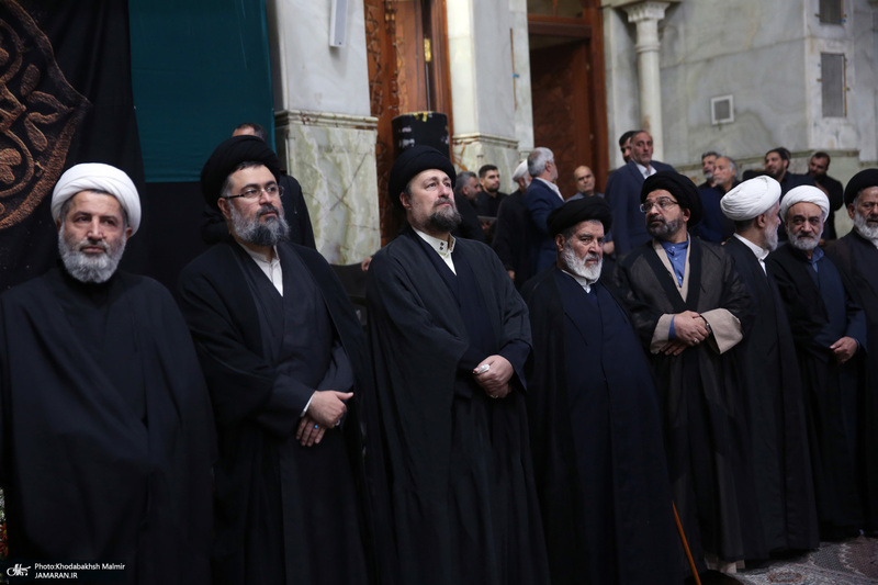 مراسم عزاداری شب شهادت حضرت زهرا(س) در حرم امام خمینی(ره) برگزار شد