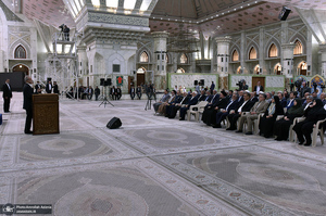 تجدید میثاق رئیس‌جمهور و اعضای دولت با آرمان‌های حضرت امام خمینی - 1