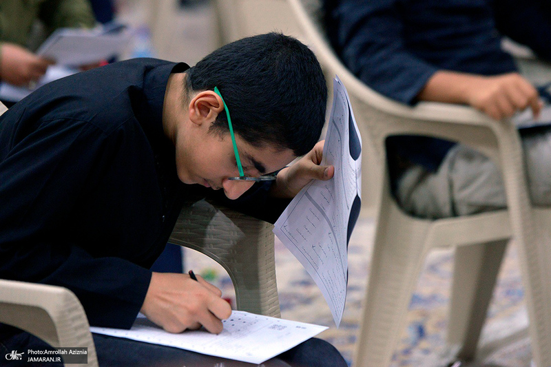 آزمون ورودی حوزه علمیه استان تهران در حرم مطهر امام خمینی