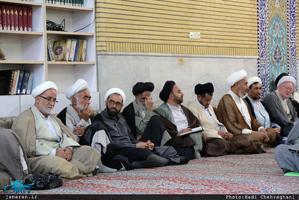 نخستین جلسه درس آیت الله العظمی صانعی در سال جدید تحصیلی 