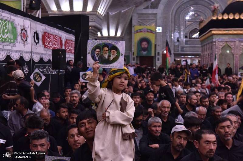 مراسم بیعت مهاجرین افغانستانی با مقام معظم رهبری و سوگواره قائد شهید و گرامیداشت علامه فیاض در حرم امام خمینی (س)