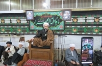 مراسم سوگواری به مناسبت سالروز شهادت حضرت فاطمه زهرا (س) در دفتر آیت الله العظمی صانعی (1)