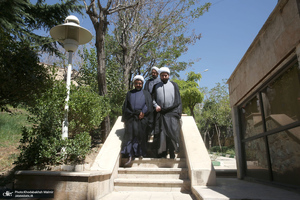 بازدید رئیس موسسه تنظیم و نشر آثار امام خمینی (س) از کتابخانه پژوهشگاه قوه‌قضاییه