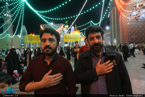 حال و هوای شب میلاد حضرت مهدی(عج) در حرم حضرت معصومه(س)