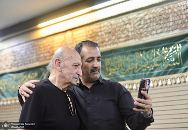 مراسم یادبود مرحوم «اکبر عبدی» در مسجد بلال صدا و سیما