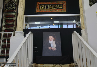 مراسم تشییع پیکر مطهر آیت‌الله العظمی شبیری زنجانی در قم + تصاویر