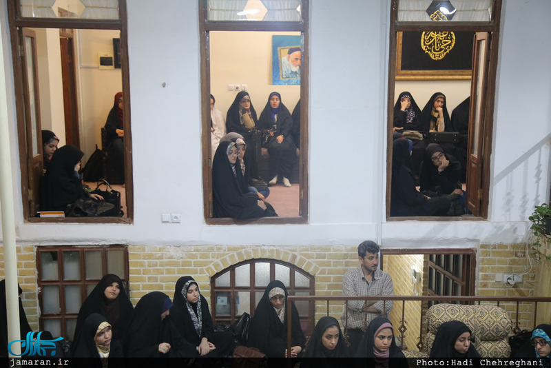 دیدار انجمن اسلامی دانشجویان دانشگاه شهید بهشتی با سید علی خمینی 