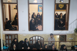 دیدار انجمن اسلامی دانشجویان دانشگاه شهید بهشتی با سید علی خمینی 