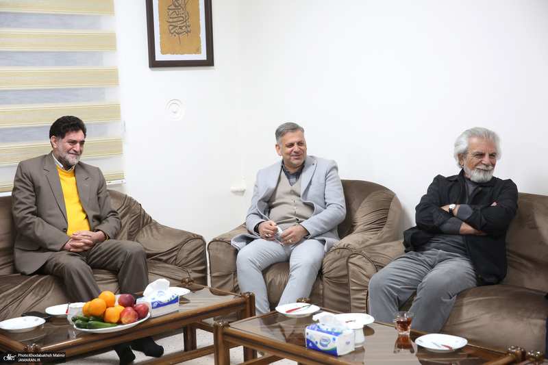 دیدار جمعی از مدیران سینمایی با سید حسن خمینی
