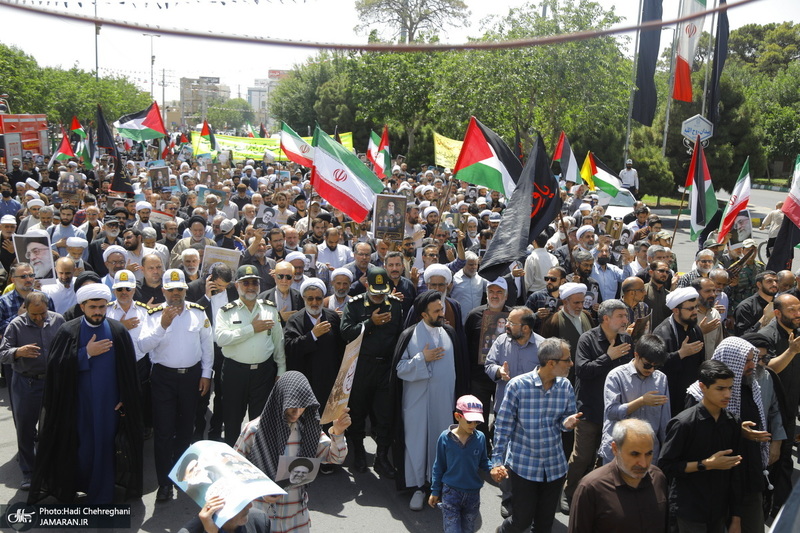 راهپیمایی قیام  15 خرداد در قم